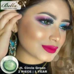 Bella Highlight Circle Green Contact Lens - Image 2