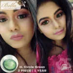 Bella Highlight Circle Green Contact Lens - Image 5