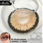 Bella Highlight Circle Hazel Contact Lens - Image 4