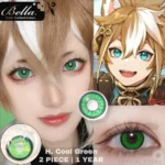 Bella Highlight Cool Green Contact Lens - Image 5