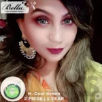 Bella Highlight Cool Green Contact Lens