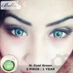 Bella Highlight Cool Green Contact Lens - Image 2