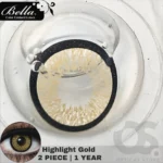 Bella Highlight Gold Contact Lens - Image 4