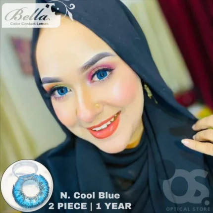 Bella Natural Cool Blue Contact Lens