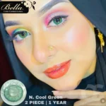 Bella Natural Cool Green Contact Lens