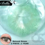Bella Natural Green Contact Lens - Image 4