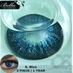 Bella Snow White Blue Contact Lens - Image 2