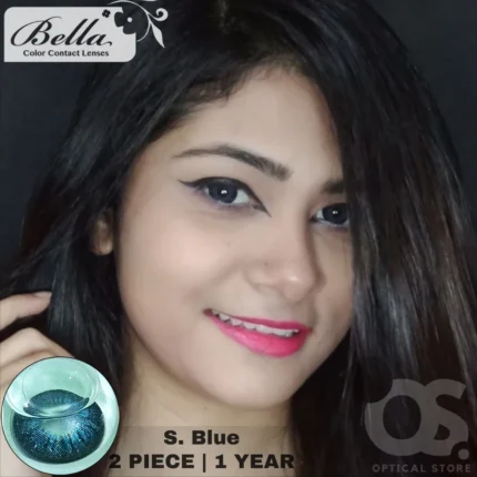 Bella Snow White Blue Contact Lens