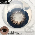 Bella Snow White Brown Contact Lens - Image 4