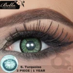 Bella Snow White Turquoise Contact Lens - Image 2