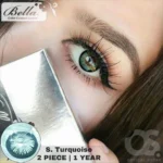 Bella Snow White Turquoise Contact Lens
