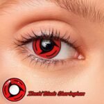 Cosplay Naruto Itachi Mangekyou (Sharingan Bladed) Contact Lens