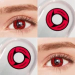 Cosplay Naruto Itachi Mangekyou (Sharingan Bladed) Contact Lens - Image 4