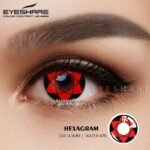 Cosplay Naruto Uchiha Sasuke (Hexagram) Contact Lens