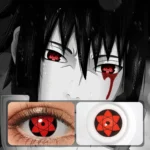Cosplay Naruto Uchiha Sasuke (Hexagram) Contact Lens - Image 2
