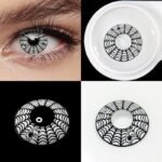 Cosplay Spider Web White Contact Lens - Image 4