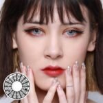 Cosplay Spider Web White Contact Lens