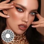 Cosplay Spider Web White Contact Lens - Image 2