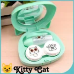 Cute Kitty Cat Contact Lens Travel Kit Box - Portable Storage Case - Image 4