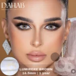 Dahab Lumiere Brown Contact Lens - Image 5