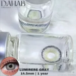 Dahab Lumiere Gray Contact Lens - Image 2