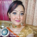 Dahab Lumiere Blue Contact Lens - Image 5