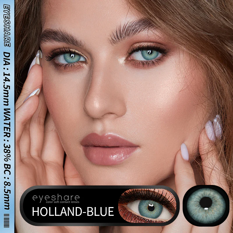 eyeshare-holland-blue-contact-lens-price-in-Bangladesh (1) EYESHARE Holland Blue Contact Lens - Image 1