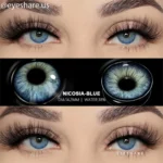 Eyeshare Nicosia Blue Contact Lens - Image 4