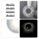 Freshlady DNA Taylor Blue Gray Contact Lens - Image 4