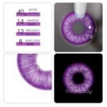 Freshlady E-blink Violet Contact Lens - Image 2