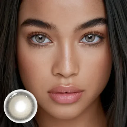 Freshlady Enigma Duality Hybrid Grey Contact Lens