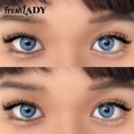 Freshlady I Heart Iris Blue Contact Lens - Image 3