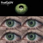 Freshlady I Heart Iris Green Contact Lens - Image 3