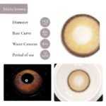 Freshlady Maria Brown Contact Lens - Image 3
