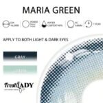 Freshlady Maria Green Contact Lens - Image 3