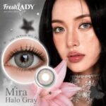 Freshlady Mira Halo Gray Contact Lens