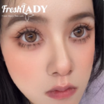 Freshlady Plum Glow Brown Contact Lens