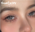 Freshlady Plum Glow Gray Contact Lens - Image 3