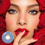 Freshlady Wildness Peacock Blue Contact Lens - Image 3