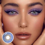 Freshlady Wildness Peacock Blue Contact Lens - Image 2