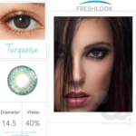 Freshlook Turquoise Contact Lens - Image 2