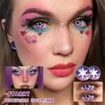 Cosplay Hoshino purple Contact Lens