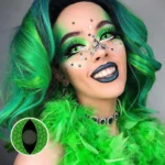 Halloween Snake Eye Green Contact Lens