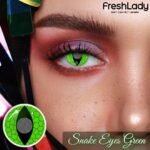 Halloween Snake Eye Green Contact Lens - Image 4