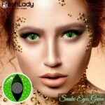 Halloween Snake Eye Green Contact Lens - Image 3
