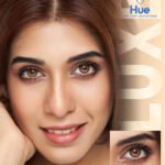 Hue Clear Brown Contact Lens - Image 2
