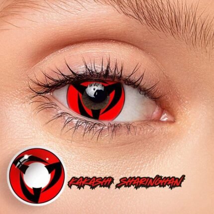Cosplay Naruto Kakashi Sharingan Contact Lens