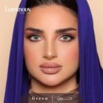 Luminous Green Contact Lens