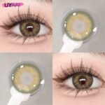 Uyaai DNA Taylor Green Gray Contact Lens - Image 2