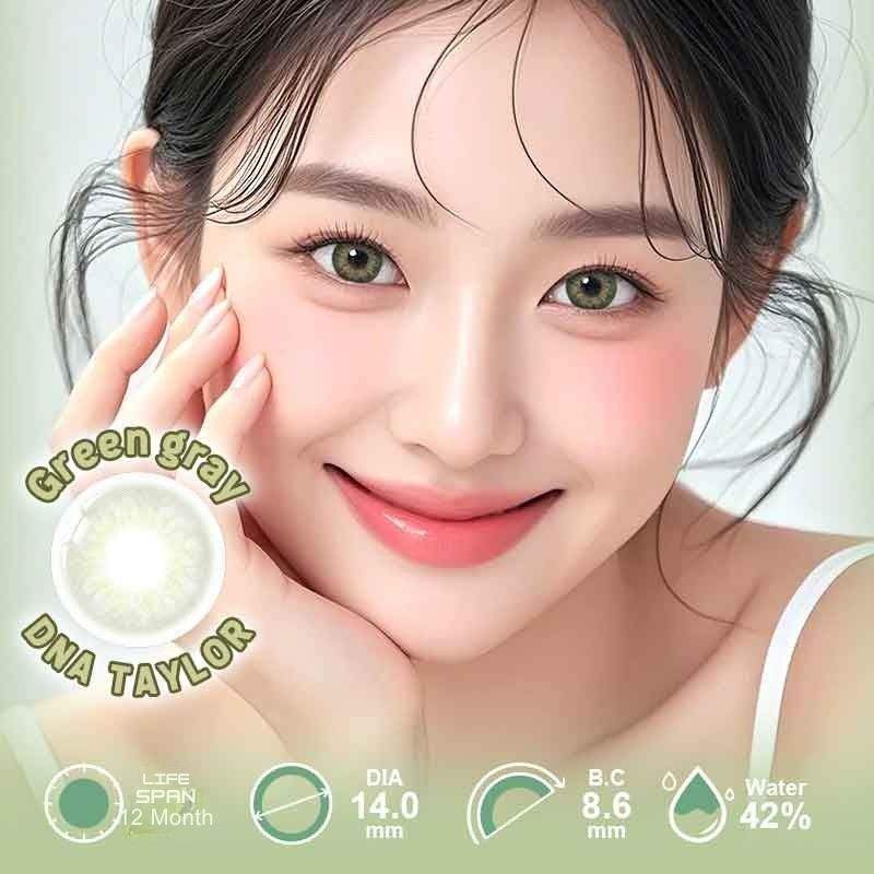 uyaai-dna-taylor-green-gray-contact-lens-price-in-Bangladesh (3) Uyaai DNA Taylor Green Gray Contact Lens - Image 1